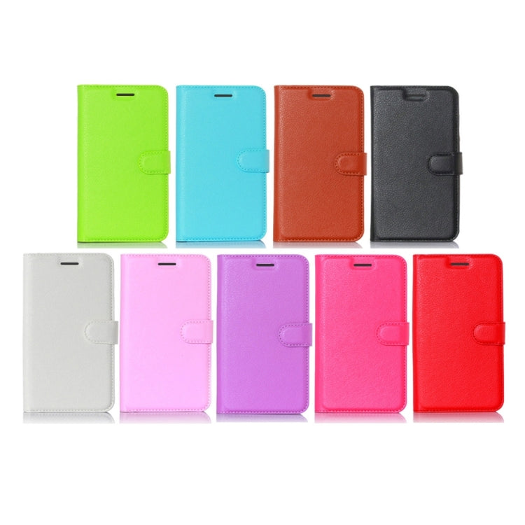 For Galaxy J1 Mini / J105 Litchi Texture Horizontal Flip Leather Case with Holder & Card Slots & Wallet
