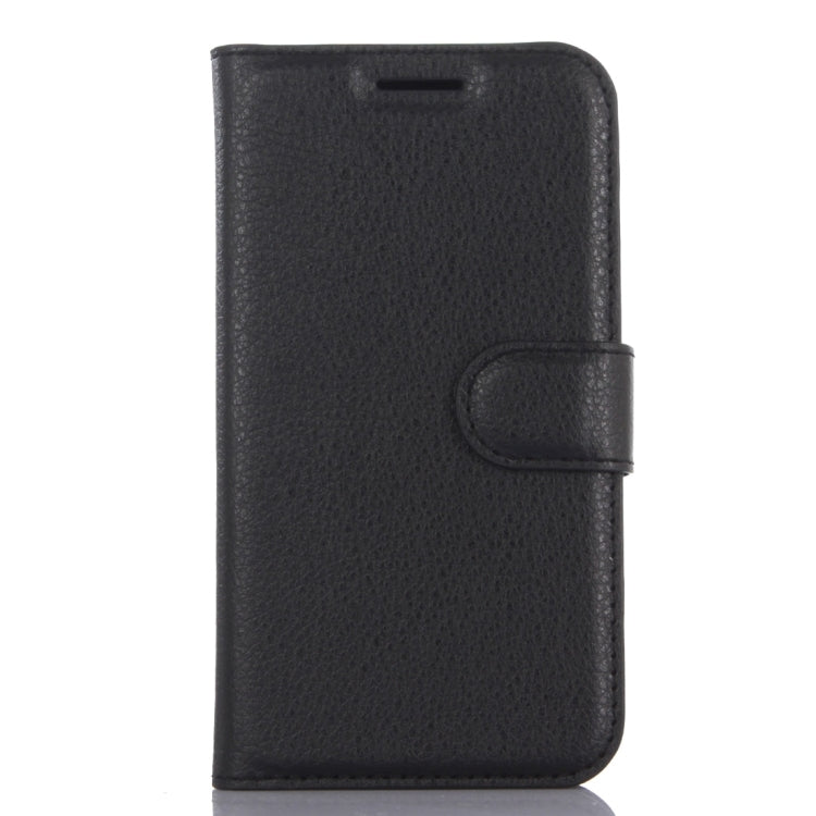 For Galaxy J1 (2016) / J120 Litchi Texture Horizontal Flip Leather Case with Holder & Card Slots & Wallet