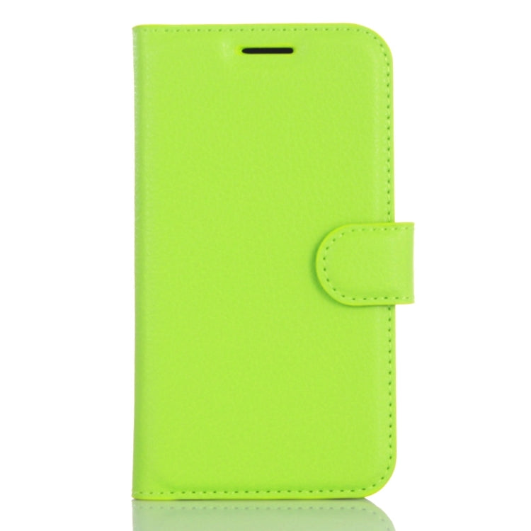 For Galaxy J1 (2016) / J120 Litchi Texture Horizontal Flip Leather Case with Holder & Card Slots & Wallet
