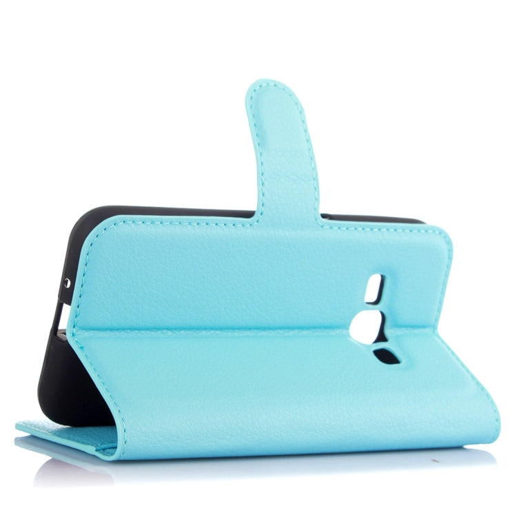 For Galaxy J1 (2016) / J120 Litchi Texture Horizontal Flip Leather Case with Holder & Card Slots & Wallet
