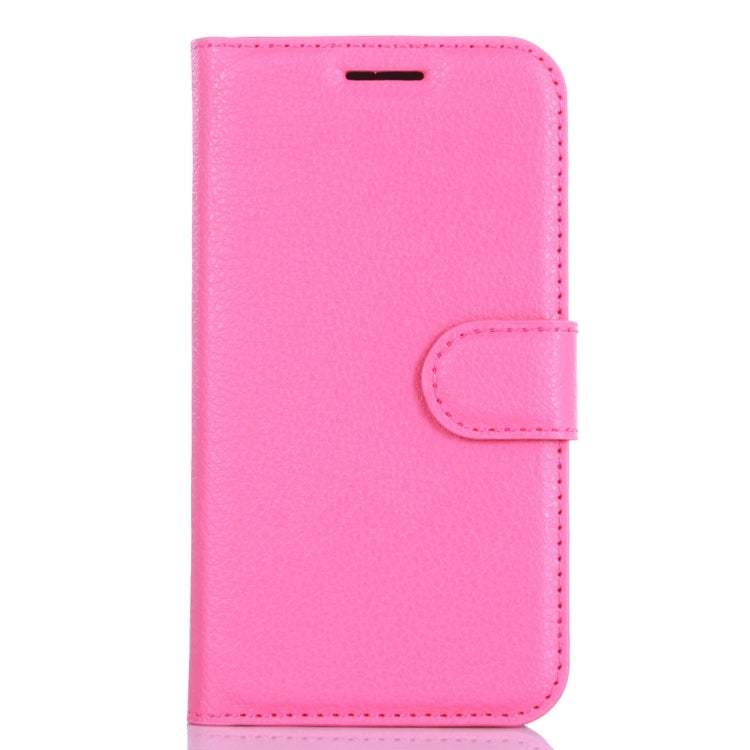 For Galaxy J1 (2016) / J120 Litchi Texture Horizontal Flip Leather Case with Holder & Card Slots & Wallet