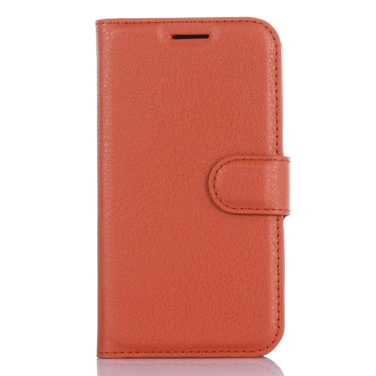 For Galaxy J1 (2016) / J120 Litchi Texture Horizontal Flip Leather Case with Holder & Card Slots & Wallet