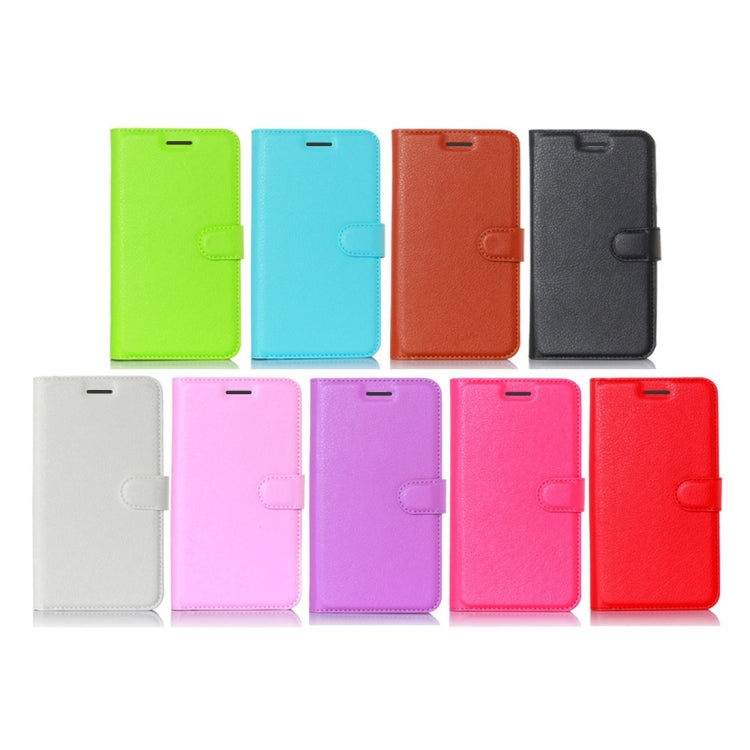 For Galaxy J1 (2016) / J120 Litchi Texture Horizontal Flip Leather Case with Holder & Card Slots & Wallet