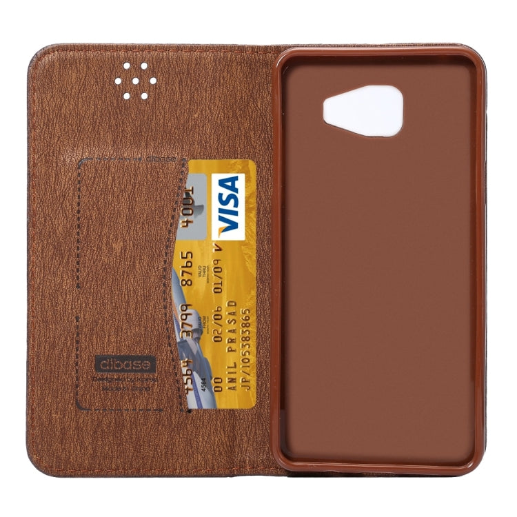 For Galaxy A5(2016) / A510 Magnetic Crazy Horse Texture Horizontal Flip Leather Case with Holder & Card Slots
