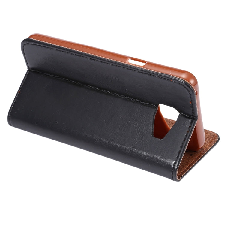 For Galaxy A5(2016) / A510 Magnetic Crazy Horse Texture Horizontal Flip Leather Case with Holder & Card Slots