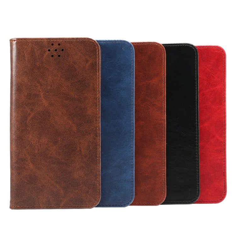 For Galaxy A5(2016) / A510 Magnetic Crazy Horse Texture Horizontal Flip Leather Case with Holder & Card Slots