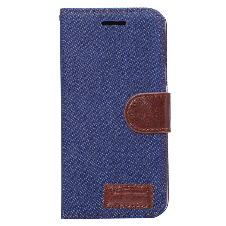 For Galaxy A5(2016) / A510 Jeans Horizontal Flip Leather Case with Holder & Card Slots