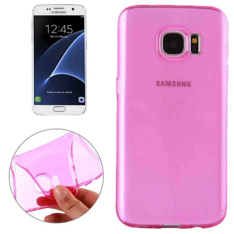 For Galaxy S7 / G930 Transparent TPU Protective Case