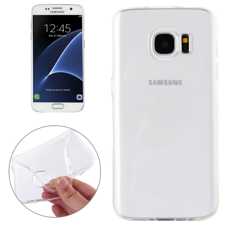 For Galaxy S7 / G930 Transparent TPU Protective Case