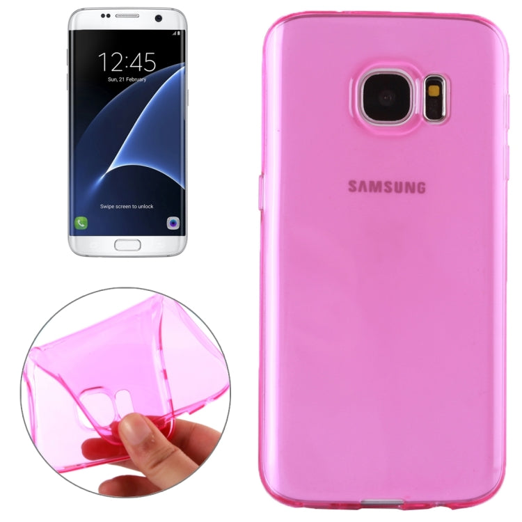 For Galaxy S7 Edge / G935 Transparent TPU Protective Case