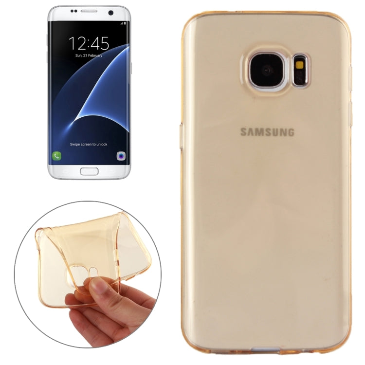For Galaxy S7 Edge / G935 Transparent TPU Protective Case