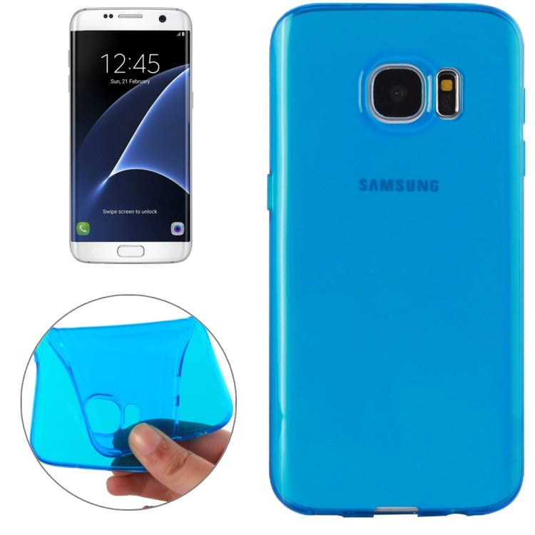 For Galaxy S7 Edge / G935 Transparent TPU Protective Case