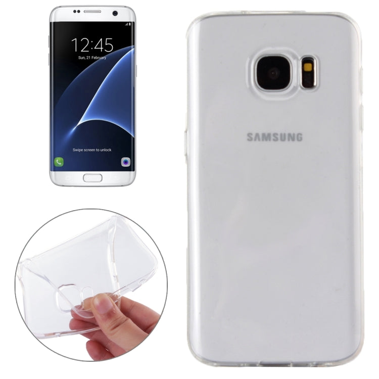 For Galaxy S7 Edge / G935 Transparent TPU Protective Case
