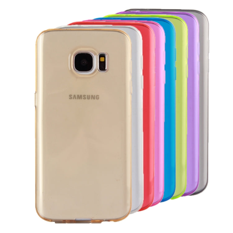 For Galaxy S7 Edge / G935 Transparent TPU Protective Case