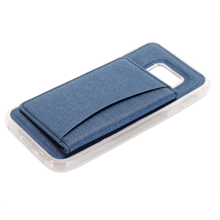 For Galaxy S7 / G930 Lattice Texture Protective Case with Holder & Card Slot