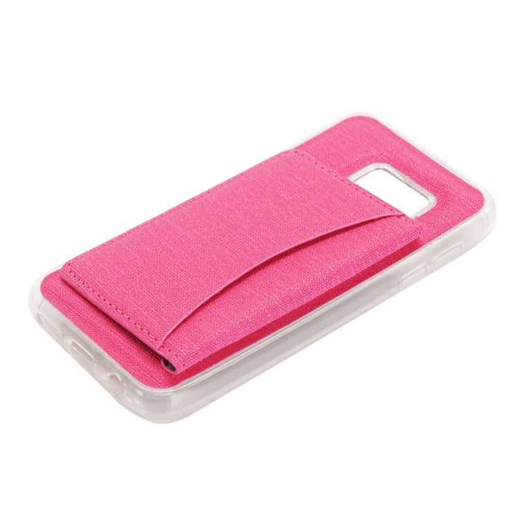 For Galaxy S7 / G930 Lattice Texture Protective Case with Holder & Card Slot