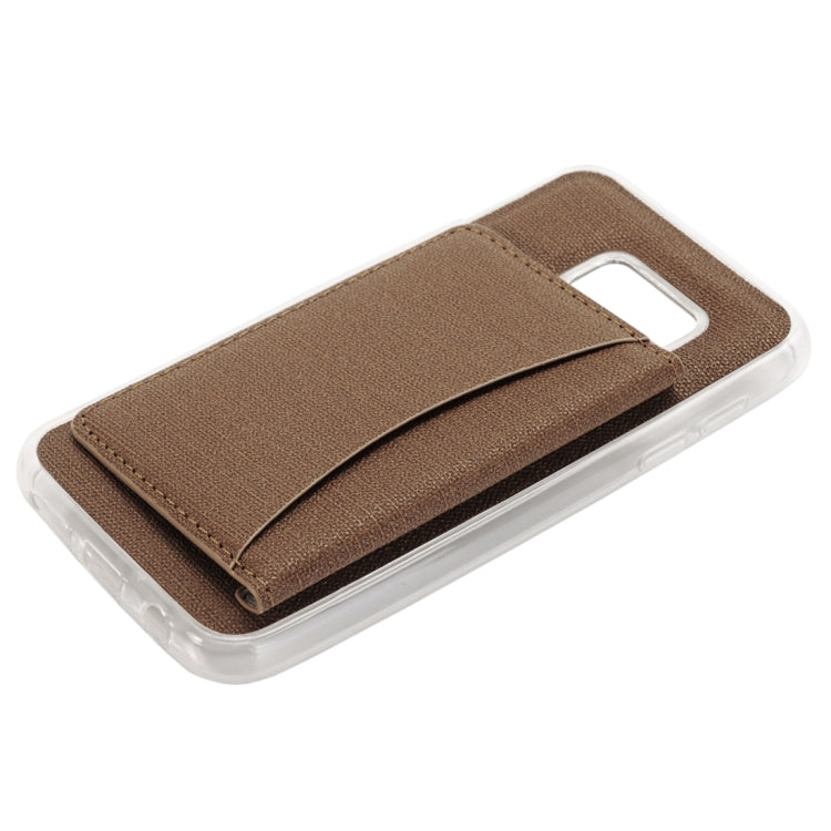 For Galaxy S7 / G930 Lattice Texture Protective Case with Holder & Card Slot
