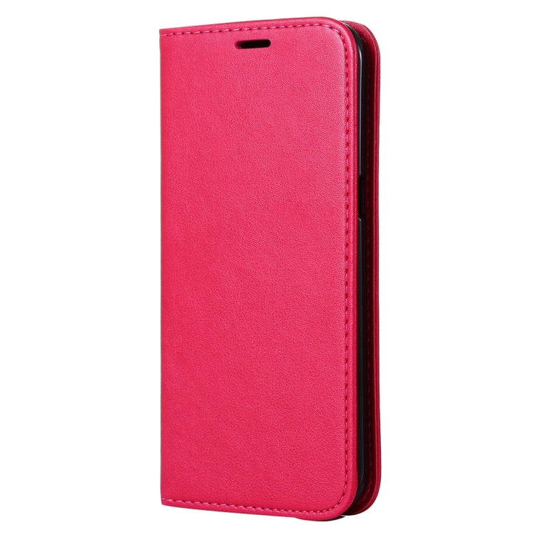 For Galaxy S7 Edge / G935 No Buckle and Magnetic Suction of Lambskin Texture Horizontal Flip Leather Case with Holder & Card Slots