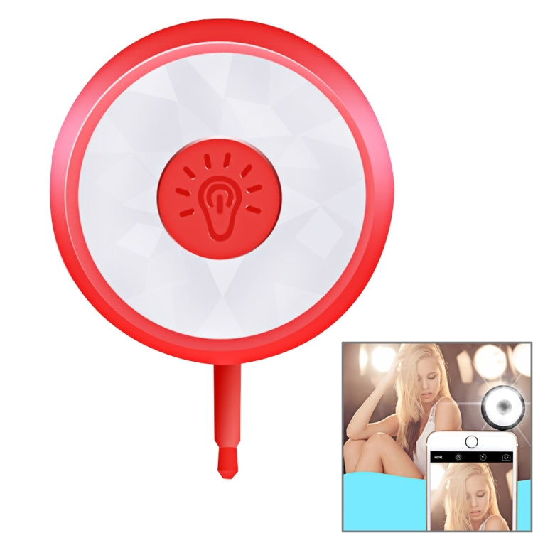 RK11 Universal Night Using Selfie Enhancing Diamond 6 LED Flash Light for iPhone & Android Smartphones & Tablets & Digital Camera
