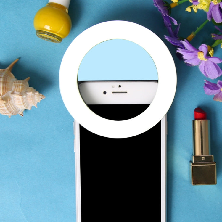 RK14 Anchor Beauty Artifact 3 Levels of Brightness Selfie Flash Light with 33 LED Lights, For iPhone, Galaxy, Huawei, Xiaomi, LG, HTC and Other Smart Phones