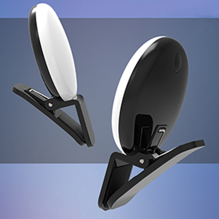 RK17 Mini and Portable Live Show Beauty Artifact 3 Levels of Brightness Warm and White Light Fill Light with 9 LED Light, For iPhone, Galaxy, Huawei, Xiaomi, LG, HTC and Other Smart Phones
