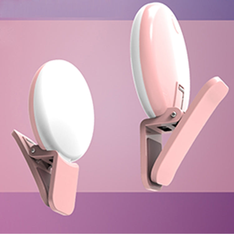 RK17 Mini and Portable Live Show Beauty Artifact 3 Levels of Brightness Warm and White Light Fill Light with 9 LED Light, For iPhone, Galaxy, Huawei, Xiaomi, LG, HTC and Other Smart Phones
