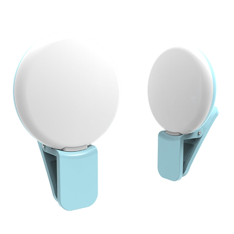 RK17 Mini and Portable Live Show Beauty Artifact 3 Levels of Brightness Warm and White Light Fill Light with 9 LED Light, For iPhone, Galaxy, Huawei, Xiaomi, LG, HTC and Other Smart Phones