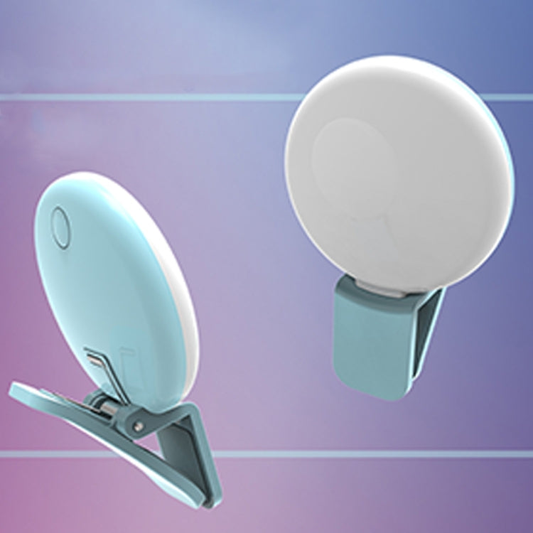 RK17 Mini and Portable Live Show Beauty Artifact 3 Levels of Brightness Warm and White Light Fill Light with 9 LED Light, For iPhone, Galaxy, Huawei, Xiaomi, LG, HTC and Other Smart Phones