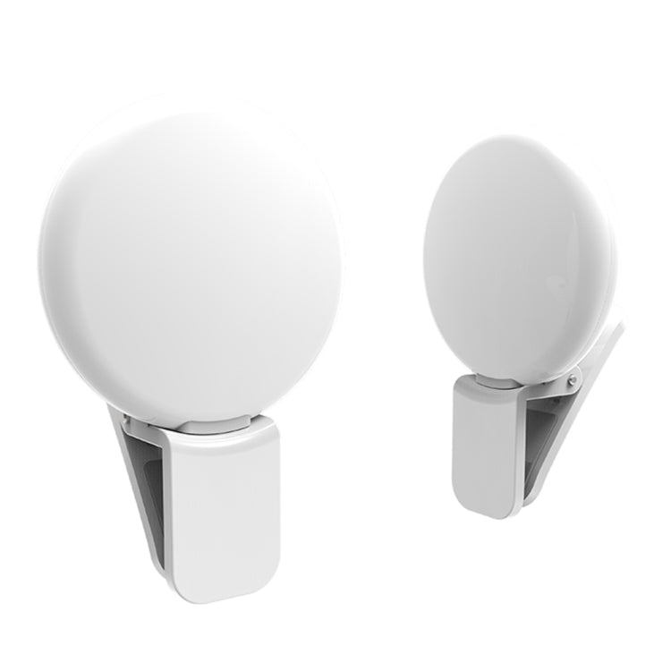RK17 Mini and Portable Live Show Beauty Artifact 3 Levels of Brightness Warm and White Light Fill Light with 9 LED Light, For iPhone, Galaxy, Huawei, Xiaomi, LG, HTC and Other Smart Phones
