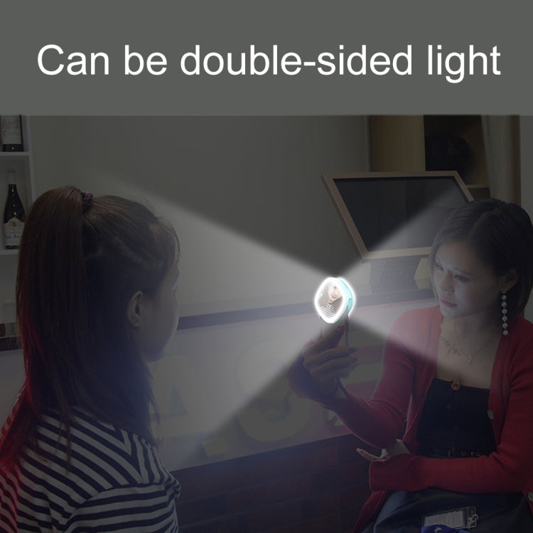 RK20 Mini and Portable Selfie Artifact 3 Levels of Brightness Cold and Warm Light Fill Light, For iPhone, Galaxy, Huawei, Xiaomi, LG, HTC and Other Smart Phones