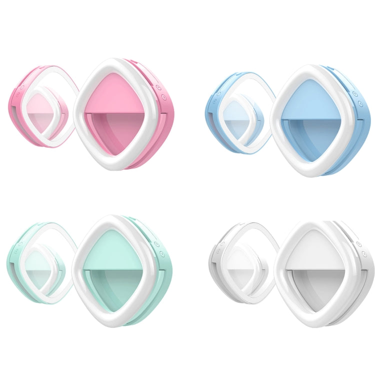 RK20 Mini and Portable Selfie Artifact 3 Levels of Brightness Cold and Warm Light Fill Light, For iPhone, Galaxy, Huawei, Xiaomi, LG, HTC and Other Smart Phones