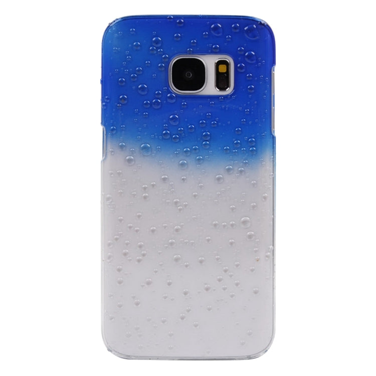 For Galaxy S7 / G930 Artistic Water-drop Pattern PC Protective Cover Case