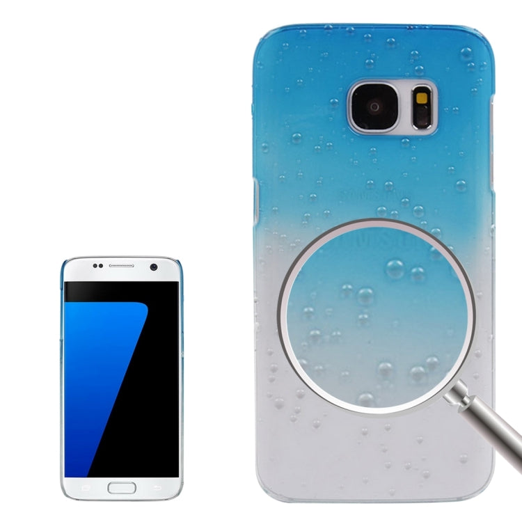 For Galaxy S7 / G930 Artistic Water-drop Pattern PC Protective Cover Case