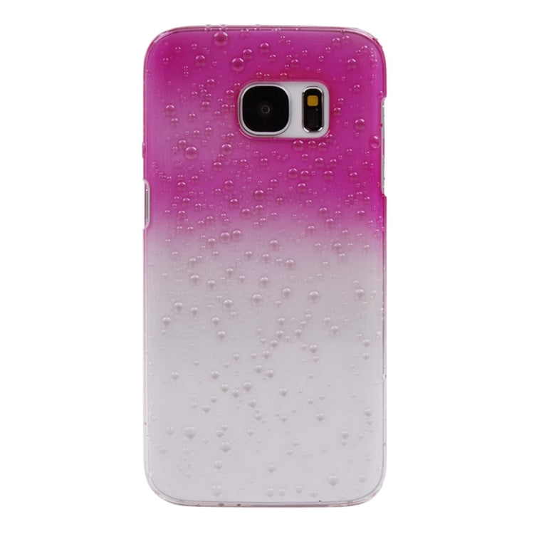 For Galaxy S7 / G930 Artistic Water-drop Pattern PC Protective Cover Case