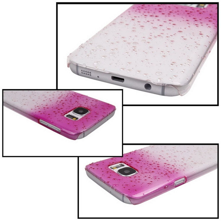 For Galaxy S7 / G930 Artistic Water-drop Pattern PC Protective Cover Case