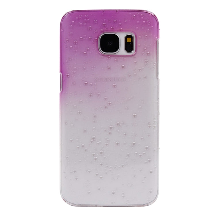 For Galaxy S7 / G930 Artistic Water-drop Pattern PC Protective Cover Case