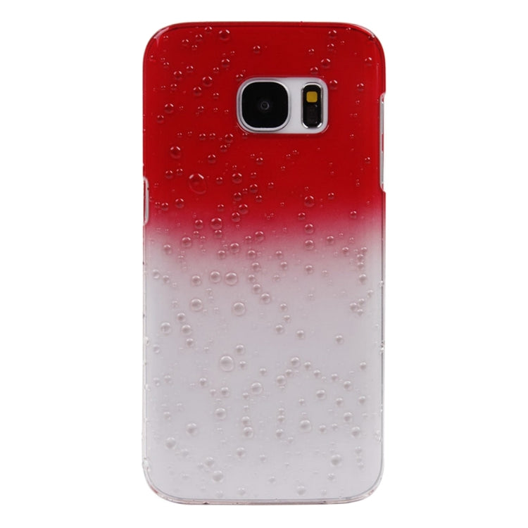 For Galaxy S7 / G930 Artistic Water-drop Pattern PC Protective Cover Case