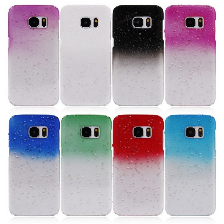 For Galaxy S7 / G930 Artistic Water-drop Pattern PC Protective Cover Case