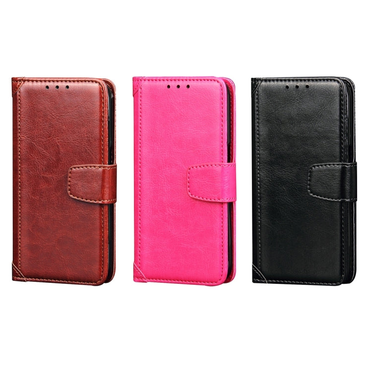 For Galaxy A3(2016) / A310 Crazy Horse Texture Splice Horizontal Flip Leather Case with Photo Frame & Holder & Card Slots & Wallet(Brown)