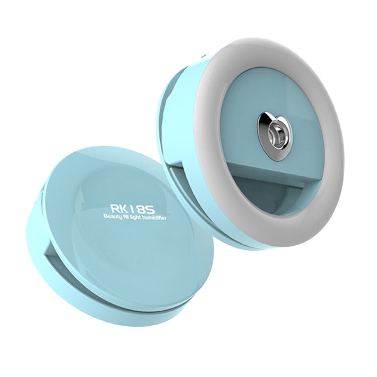 RK18S 3 Levels of Brightness 33-Led Beauty Moisturizing Mist Selfie Clip Fill Light, For iPhone, Galaxy, Huawei, Xiaomi, LG, HTC and Other Smart Phones