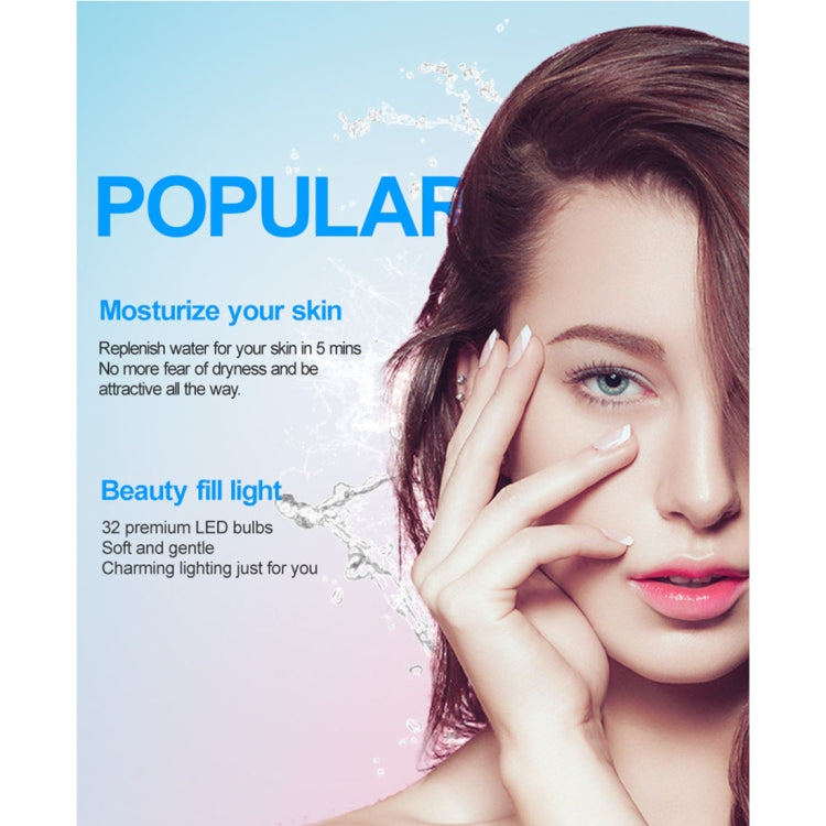 RK18S 3 Levels of Brightness 33-Led Beauty Moisturizing Mist Selfie Clip Fill Light, For iPhone, Galaxy, Huawei, Xiaomi, LG, HTC and Other Smart Phones