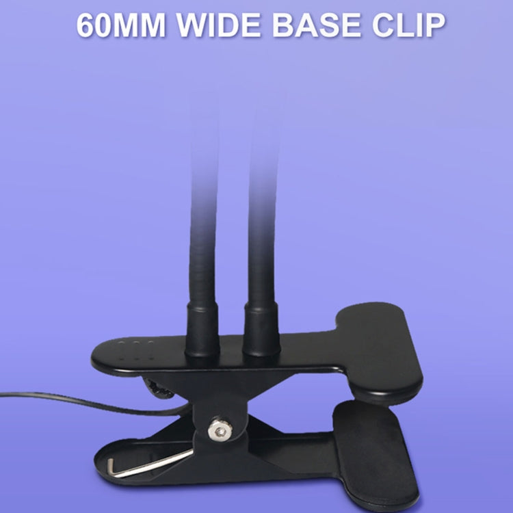 RK24 Selfie Ring Light with Cell Phone Holder Stand for Live Stream / Makeup / Live Broadcast/ Live Show, With 3-Light Mode, 9-Level Brightness, for iPhone / Android(Black)