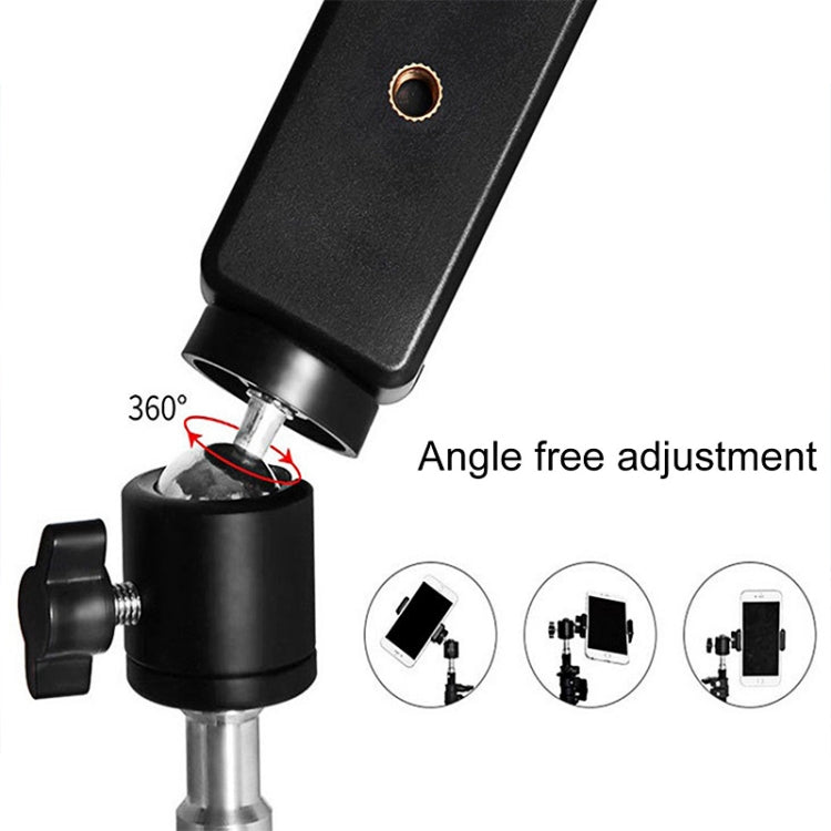 Live Broadcast With A Multifunction Three Foot Frame with 1.6m Holder & Phone Clamp & platform, for Studio Recording, Live Broadcast, Live Show, KTV, etc.