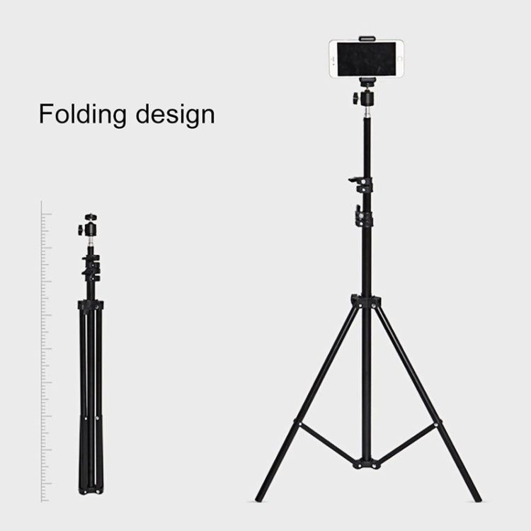 Live Broadcast With A Multifunction Three Foot Frame with 1.6m Holder & Phone Clamp & platform, for Studio Recording, Live Broadcast, Live Show, KTV, etc.