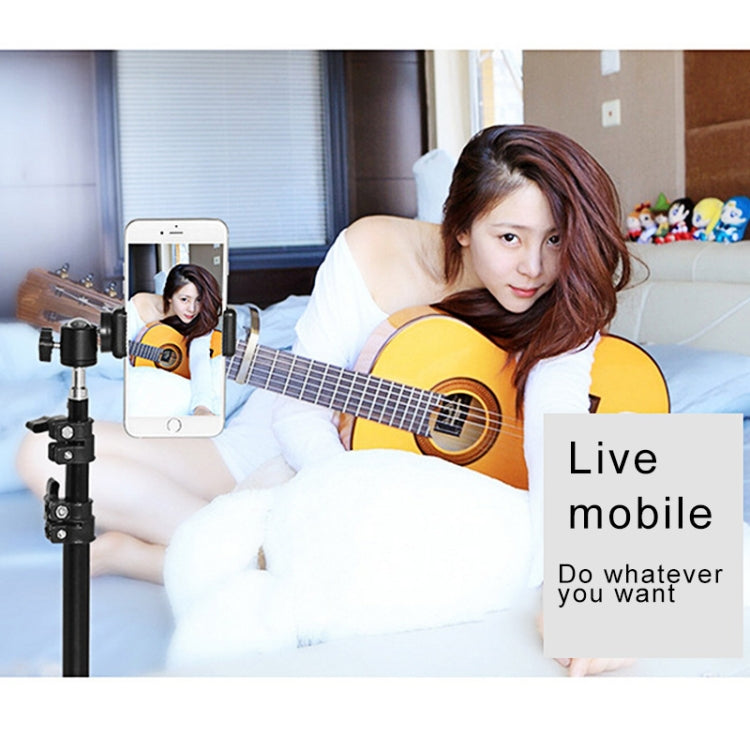 Live Broadcast With A Multifunction Three Foot Frame with 1.6m Holder & Phone Clamp & platform, for Studio Recording, Live Broadcast, Live Show, KTV, etc.