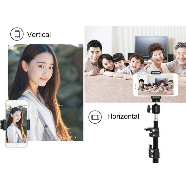 Live Broadcast With A Multifunction Three Foot Frame with 2.1m Holder Phone & Phone Clamp & platform, for Studio Recording, Live Broadcast, Live Show, KTV, etc.