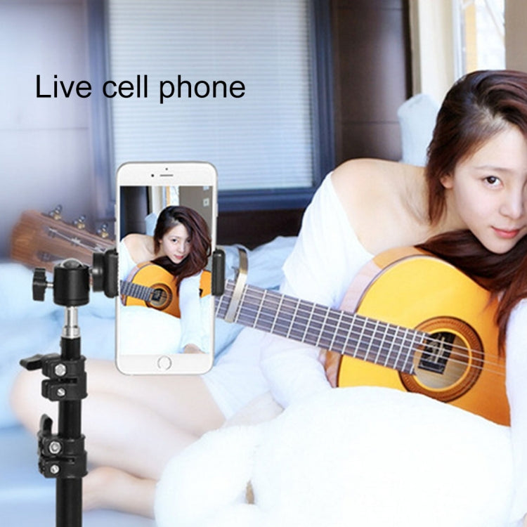 Live Broadcast With A Multifunction Three Foot Frame with 2.1m Holder Phone & Phone Clamp & platform, for Studio Recording, Live Broadcast, Live Show, KTV, etc.
