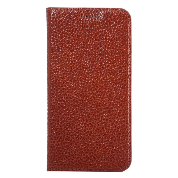 For Galaxy S7 Edge / G935 Litchi Texture Horizontal Flip Genuine Leather Case with Holder