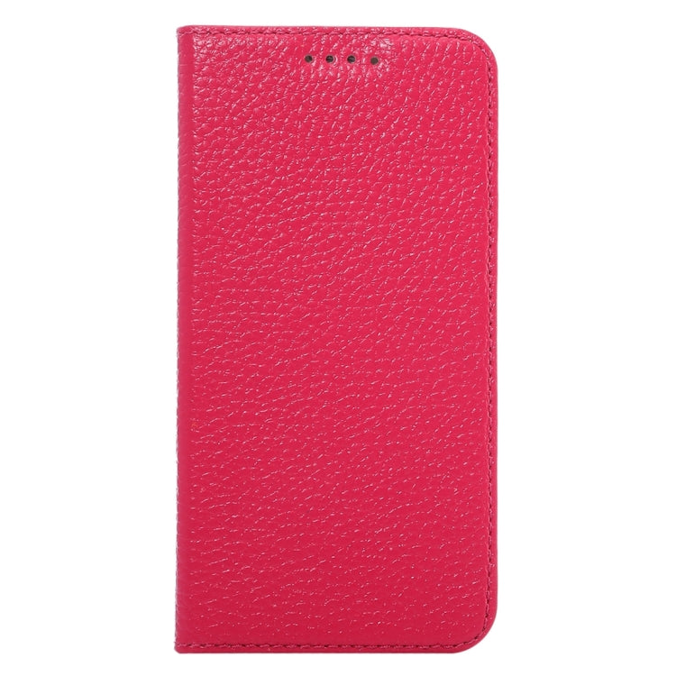 For Galaxy S7 Edge / G935 Litchi Texture Horizontal Flip Genuine Leather Case with Holder