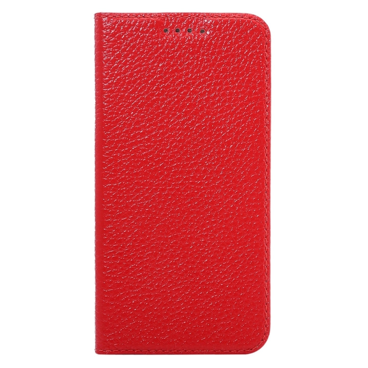 For Galaxy S7 Edge / G935 Litchi Texture Horizontal Flip Genuine Leather Case with Holder